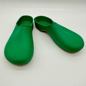Totes Green Slip-On Garden Clogs Shoes Comfortable Lightweight Sz 6 EU 37